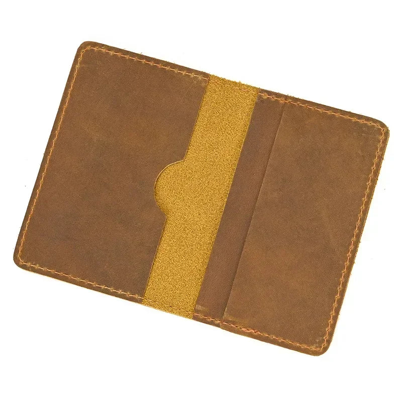מחזיק כרטיסים מעור בקר עם הגנת RFID – תמונה 7