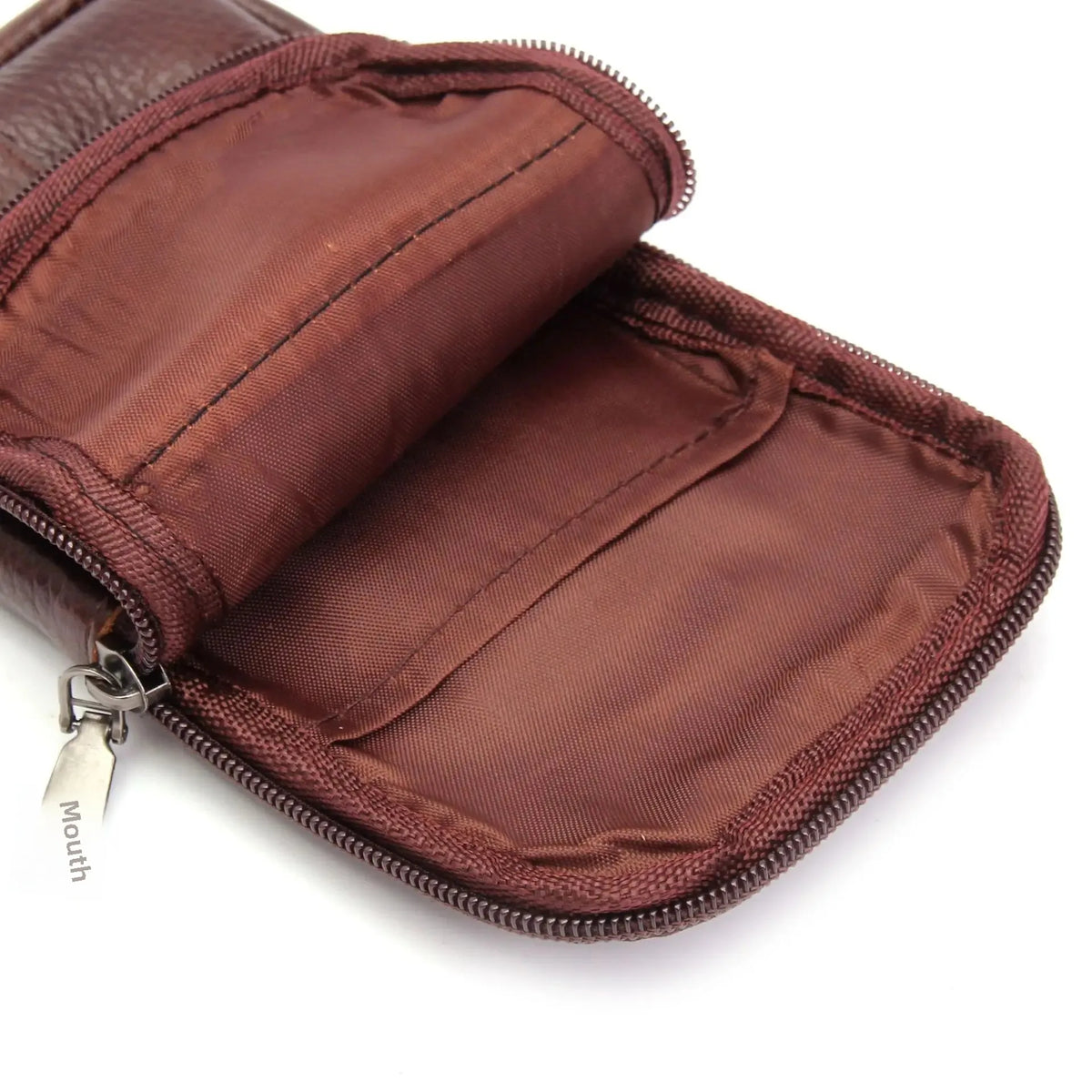 נרתיק חגורה אנכי לטלפון מעור בקר – תמונה 3
